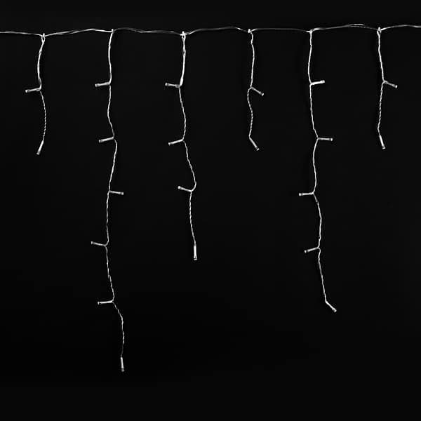 Фото - Гірлянда-штора Twinkly Smart LED Icicle RGB 190, BT+WiFi, Gen II, IP44, прозорий (TWI190STP-TEU)