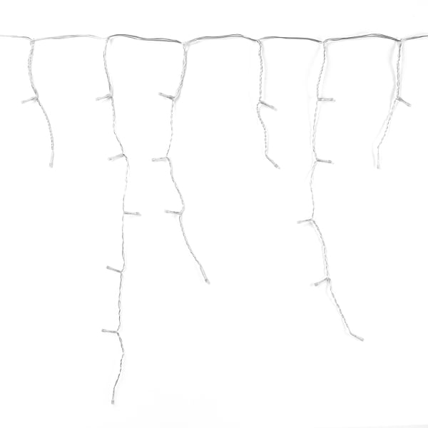 Фото - Гірлянда-штора Twinkly Smart LED Icicle RGB 190, BT+WiFi, Gen II, IP44, прозорий (TWI190STP-TEU)