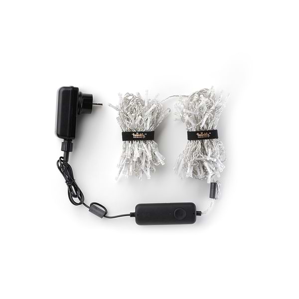 Фото - Гирлянда-штора Twinkly Smart LED Icicle RGBW 190, BT+WiFi, Gen II, IP44, прозрачный (TWI190SPP-TEU)