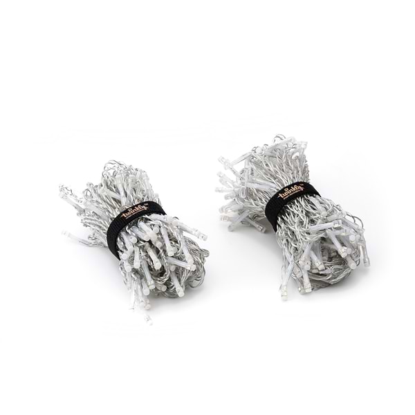 Фото - Гирлянда-штора Twinkly Smart LED Icicle RGBW 190, BT+WiFi, Gen II, IP44, прозрачный (TWI190SPP-TEU)