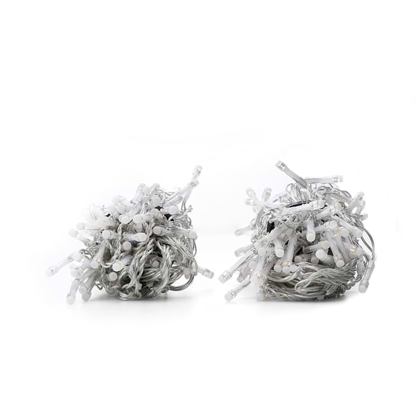 Фото - Гирлянда-штора Twinkly Smart LED Icicle RGBW 190, BT+WiFi, Gen II, IP44, прозрачный (TWI190SPP-TEU)