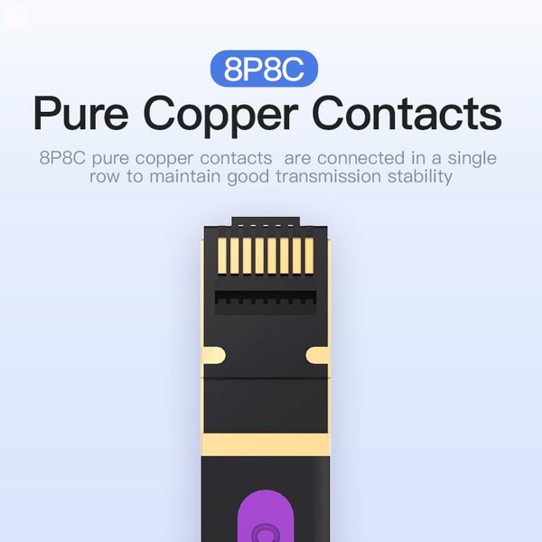 Фото - Кабель патч-корд Vention CAT7 SSTP Ethernet, 5 m Black (ICDBJ)