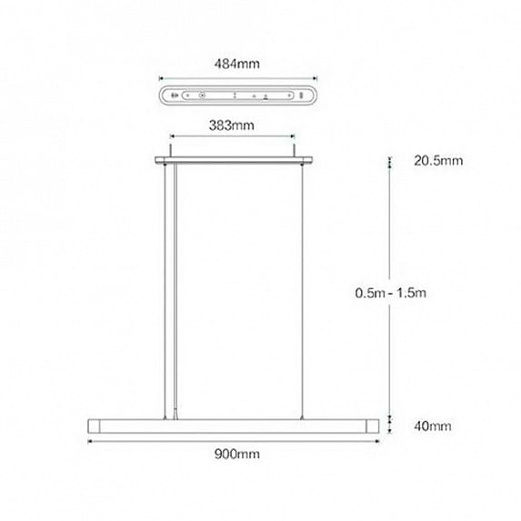 Фото - Светодиодный светильник Yeelight Crystal Pendant Light 33W 2700-6000K (YLDL011GL/DL010W0CN)