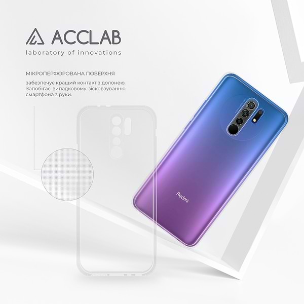 Фото - Чехол для смартфона ACCLAB Anti Dust for Xiaomi Redmi 9 (1283126553523)