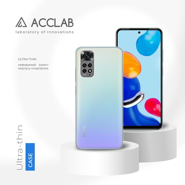 Фото - Чохол для смартфону ACCLAB TPU for Xiaomi Redmi Note 11 4G (1283126553042)