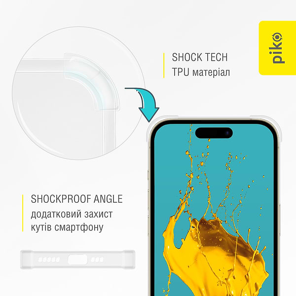 Фото - Чохол для смартфону Piko Shockproof for Apple iPhone 14 Pro Max (1283126554971)