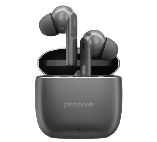 Наушники вкладыши беспроводные TWS Proove Cold Sound Gray/Black - Фото 1