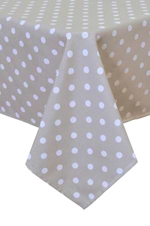 Фото - Скатертина прямокутна Прованс горох беж 136х180 см (009469)