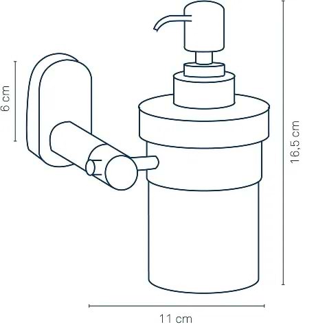 Фото - Дозатор для мила Kela Alessio 250 мл (22758)