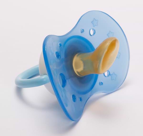 Фото - Ортодонтическая пустышка Lindo голубой (Pk012/0-6гол)