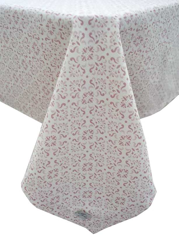 Скатертина квадратна Прованс 85х85 "Bella" Рожевий вітраж (013626)