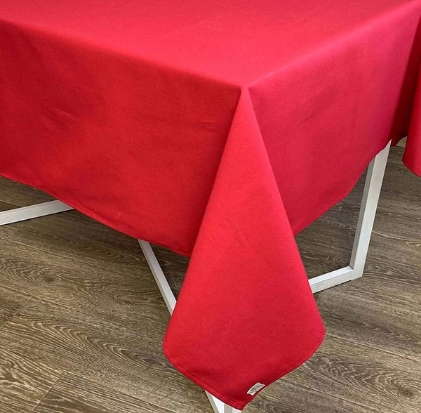 Фото - Скатертина прямокутна Прованс 220х134 Червона (017653)