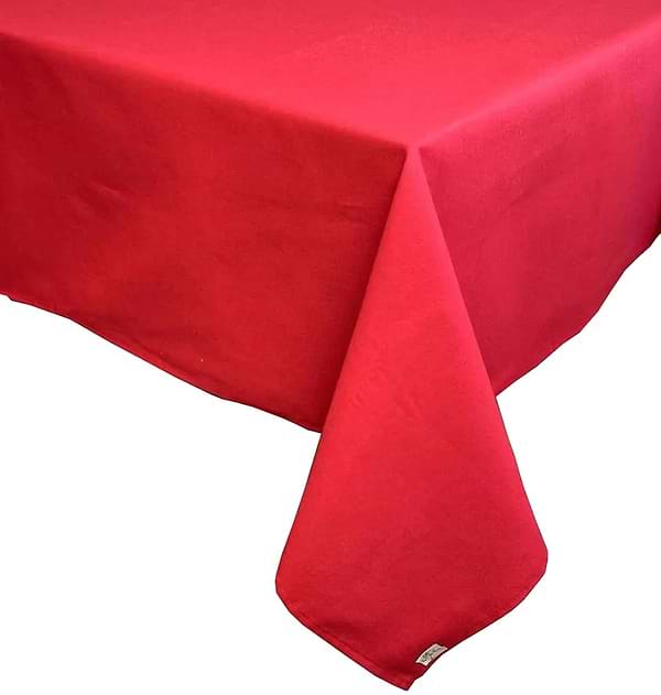 Фото - Скатертина прямокутна Прованс 220х134 Червона (017653)