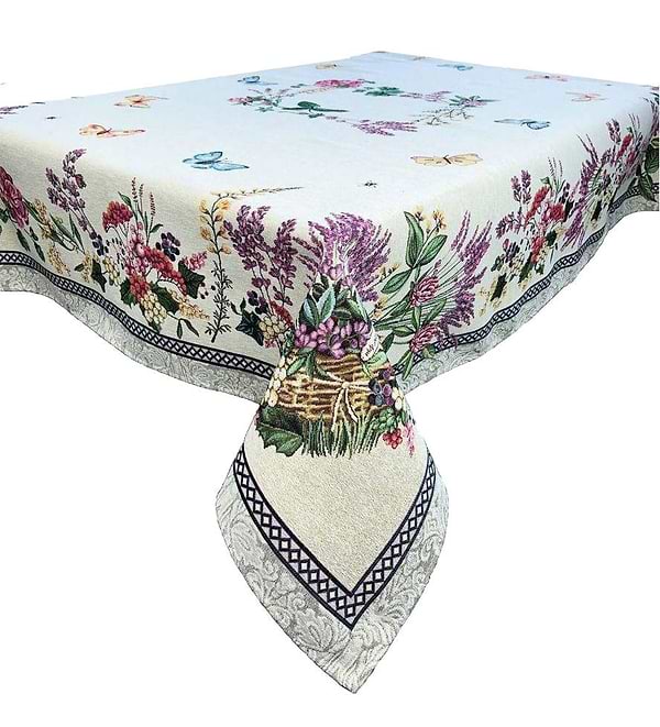 Фото - Скатерть прямоугольная Прованс Лавандовое поле 95x100 cм (026016) Фото - Скатерть прямоугольная Прованс Лавандовое поле 95x100 cм (026016)