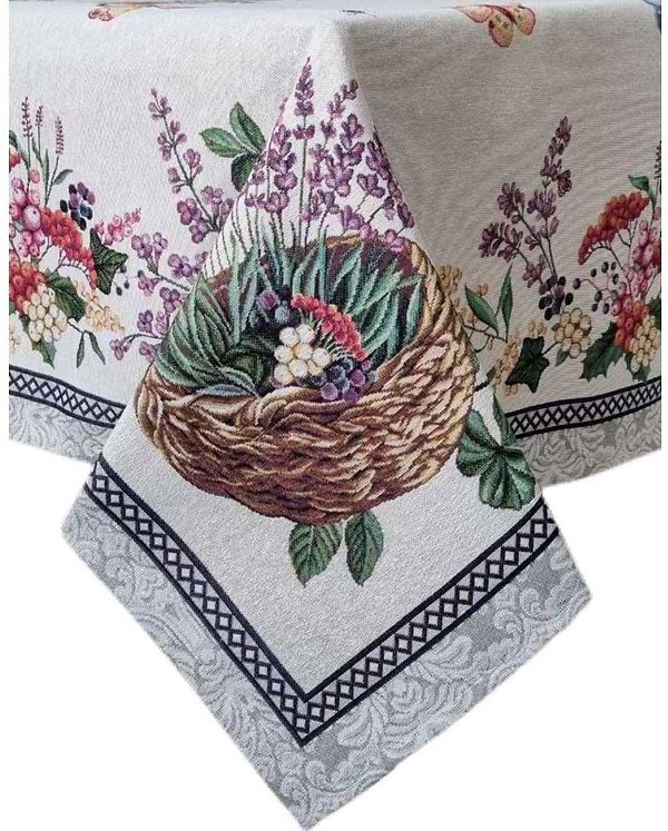 Фото - Скатерть прямоугольная Прованс Лавандовое поле 95x100 cм (026016)