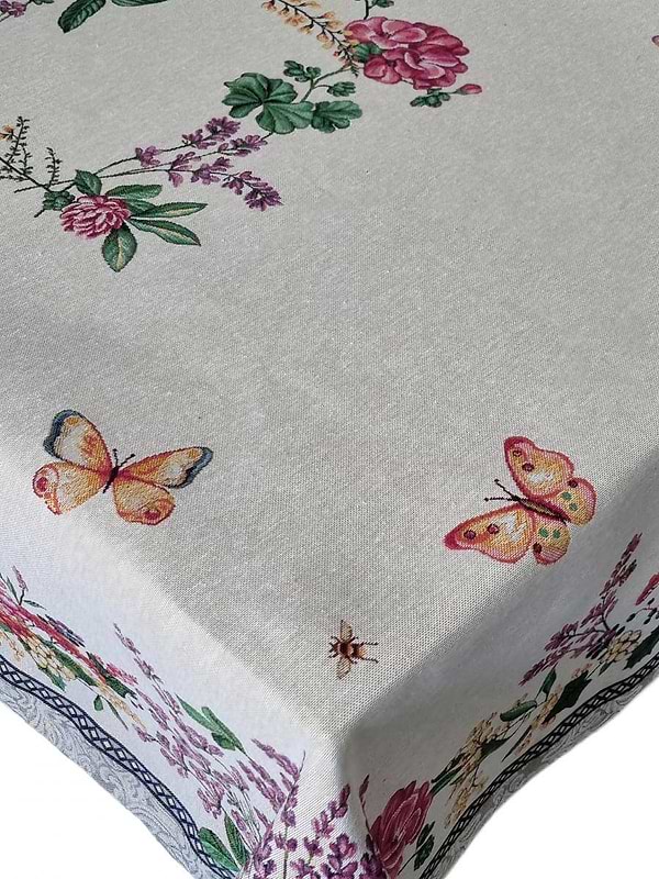 Фото - Скатертина прямокутна Прованс Лавандове поле 135х240 см (026022)