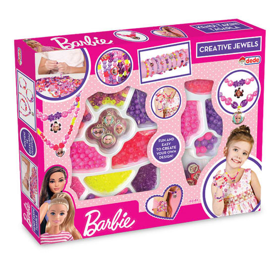 Набор для изготовления украшений dede прямоугольная коробка ''Barbie'' (03182)