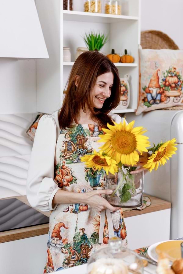 Фото - Фартук Прованс Тыквенные гномы (036351)