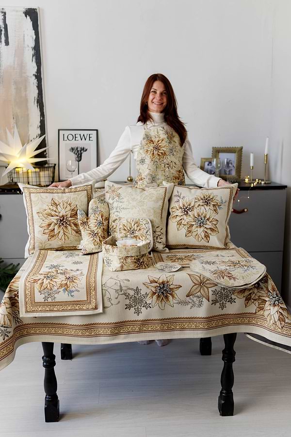 Фото - Набор прихваток Прованс Золотой праздник 15х20 см (038514)