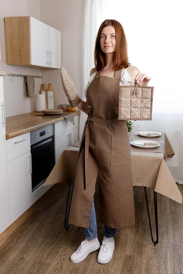 Фото - Фартух Прованс Кориця коричнева (041233)