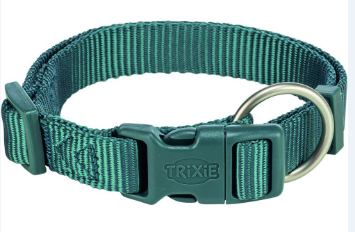 Ошейник для собак Trixie Premium S 25–40 см 15 мм сине-зеленый (4053032670952)