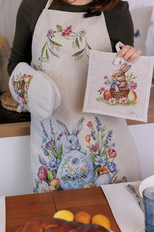 Фото - Фартук Прованс Пасхальный гобеленовый Соцветие (044164)