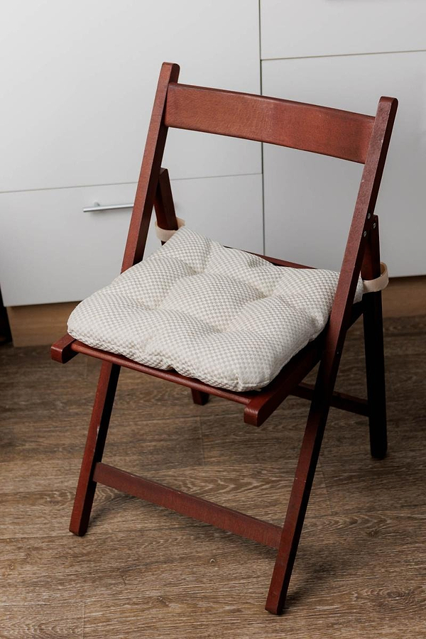 Фото - Подушка для стільця Прованс ZORBA Беж 40х40 см (044593)