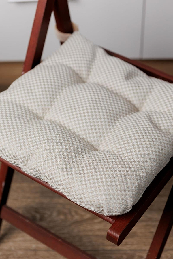 Фото - Подушка для стільця Прованс ZORBA Беж 40х40 см (044593)