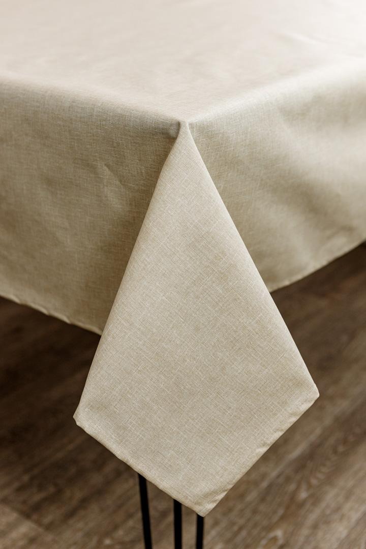 Скатертина прямокутна Прованс Simfoni Бежева 136х180 см (045159)