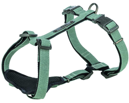 Шлей для собак Trixie CityStyle H-harness хлопок M–L 52–75 см 20 мм светло-зеленый (4053032682641)