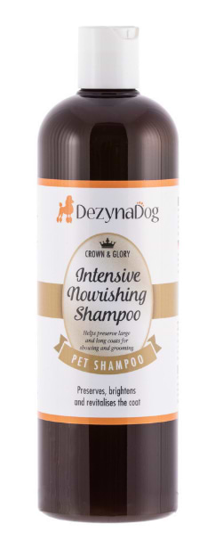 Шампунь для собак Dezynadog Crown Glory Intensive Nourishing  інтенсивний живильний очищує зберігає освітлює та відновлює шерсть для всіх порід (5052372015415)