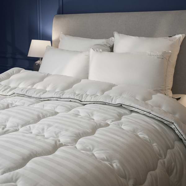 Фото - Ковдра зимова полуторна MirSon Тенсель (Modal) №1350 Royal Pearl Hand Made 155x215 см (2200001531031)