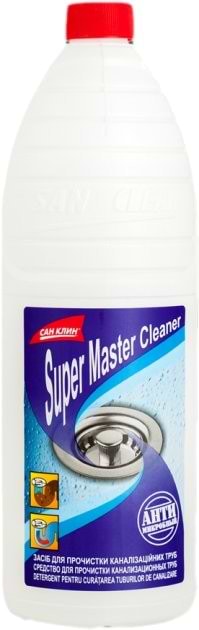 Засіб для чищення кухонної техніки San Clean для чистки труб 1.2 л (4820003541753) - Фото 1