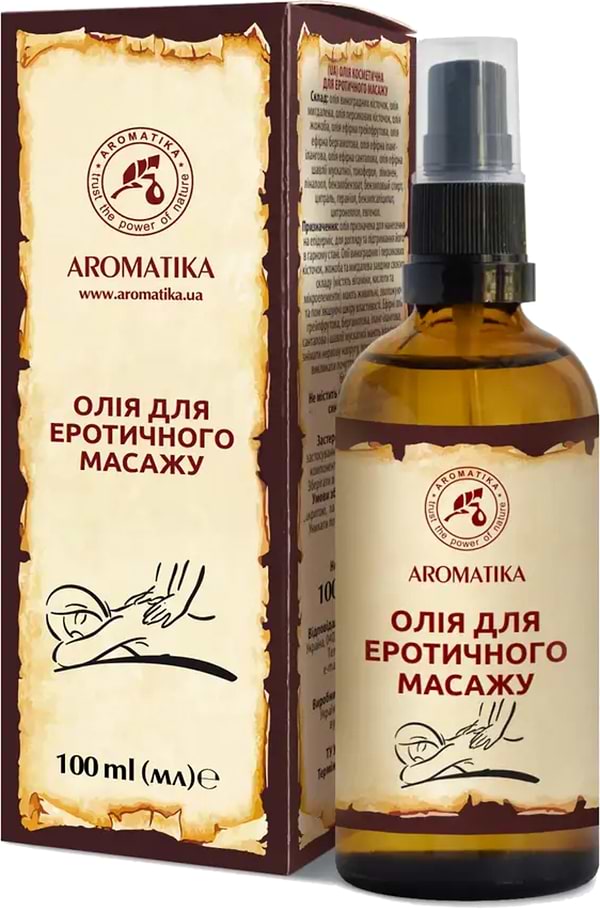 Фото - Масло для массажа Ароматика для эротического массажа 100мл (4820031050241)