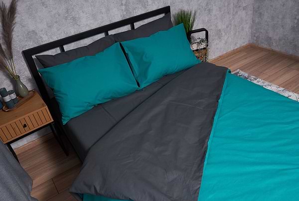 Фото - Комплект постельного белья Moon&Star Бязь Gold Люкс Gray Green 175х210 (MS-820002692)