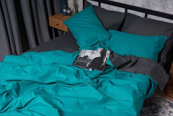 Фото - Комплект постельного белья Moon&Star Бязь Gold Люкс Gray Green 175х210 (MS-820002688)