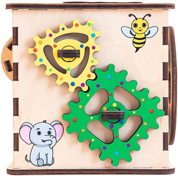 Фото - Бізіборд-куб GoodPlay "Малюк" 12х12х12 (К101)