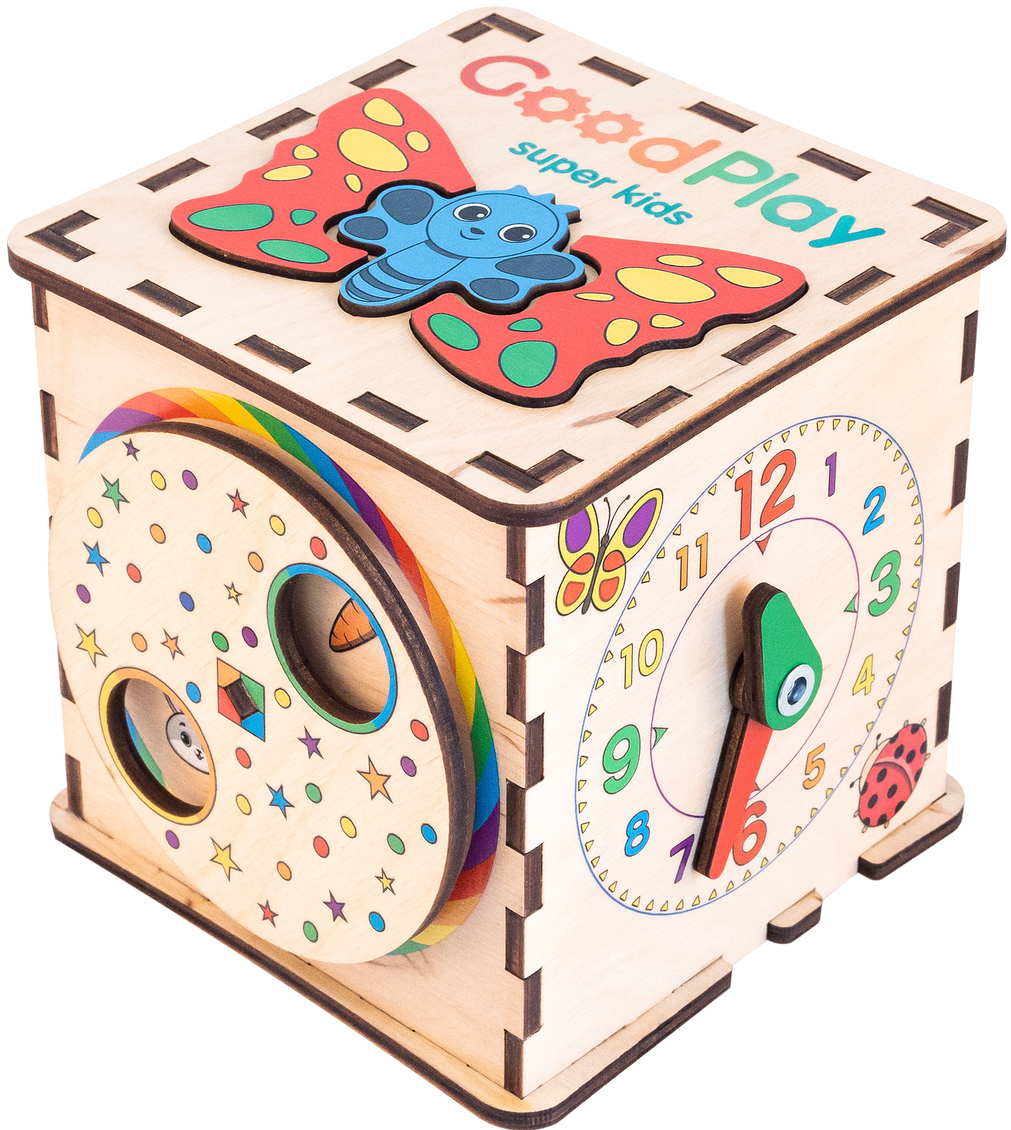 Бізіборд-куб GoodPlay "Малюк" 12х12х12 (К101) - Фото 1