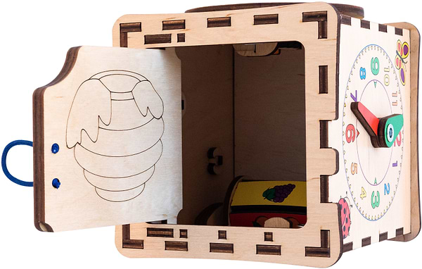 Фото - Бізіборд-куб GoodPlay "Малюк" 12х12х12 (К101)