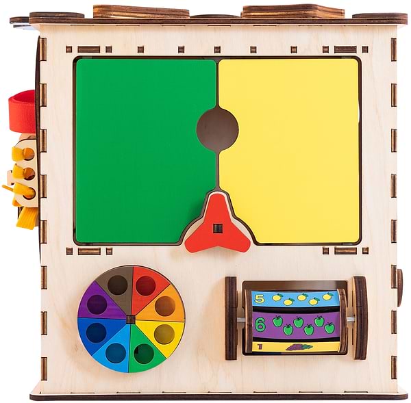 Фото - Бізіборд-куб GoodPlay "Творчий" 25х25х25 (K104)