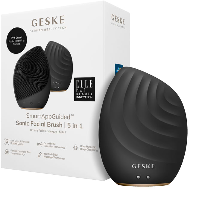 Щетка для чистки лица GESKE Sonic Facial Brush 5 в 1 (GK000010GY01)