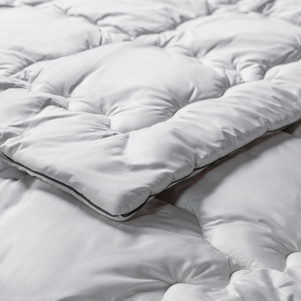 Фото - Ковдра літня двоспальна MirSon вовняна №1044 Silver Cloud 172х205 см (2200010355420)