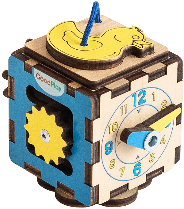 Фото - Бізіборд-куб GoodPlay "Патріот" 5х5х5 (К106) Фото - Бізіборд-куб GoodPlay "Патріот" 5х5х5 (К106)