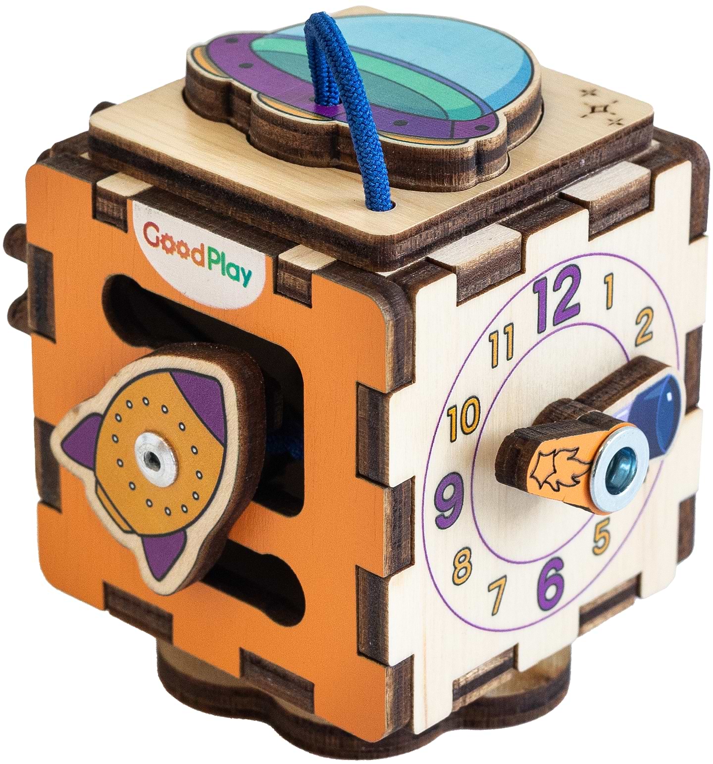 Бізіборд-куб GoodPlay "Космічний" 5х5х5 (К107) - Фото 1