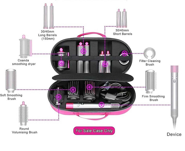 Фото - Сумка для зберігання фена MAXPRO Dyson Airwrap Styler Black