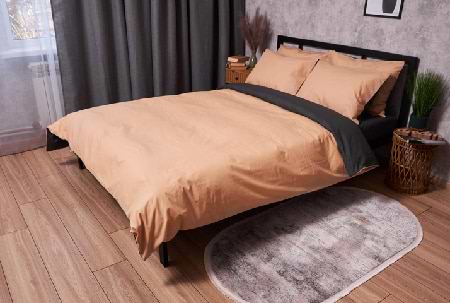 Комплект постельного белья Moon&Star Бязь Gold Люкс Gray Cream 175х210 (MS-820003299)