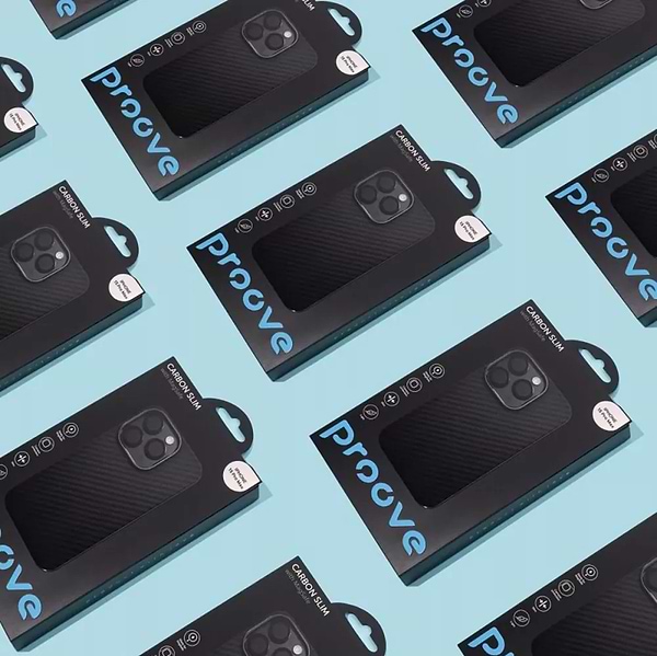 Фото - Чохол для смартфону
 Proove Carbon Slim with Magnetic Ring iPhone 13 Pro Black (PCCSIP13P002)