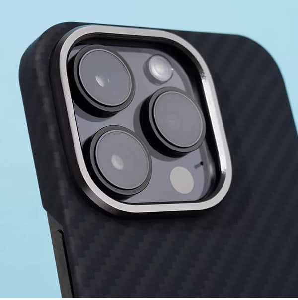 Фото - Чохол для смартфону
 Proove Carbon Slim with Magnetic Ring iPhone 13 Pro Black (PCCSIP13P002)