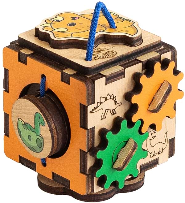 Фото - Бізіборд-куб GoodPlay "Діно" 5х5х5 (К109)