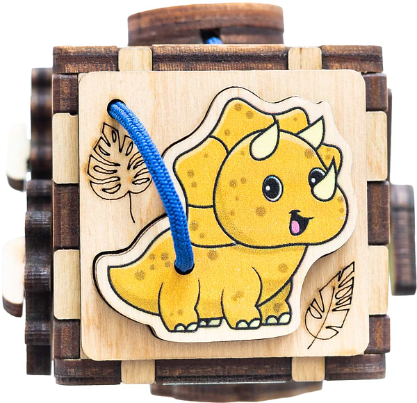 Фото - Бізіборд-куб GoodPlay "Діно" 5х5х5 (К109)